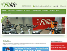 Tablet Screenshot of fitlife.sk